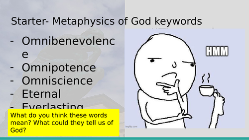 Metaphysics of God - Attributes of God