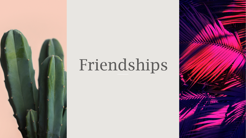 Friendships lesson powerpoint
