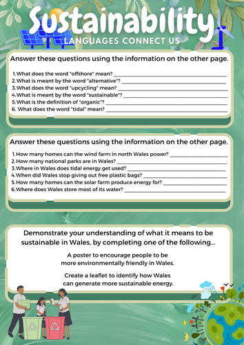 Sustainability Project - CfW - Languages connect us