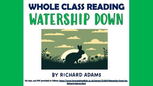Watership Down - Whole Class Reading Session!
