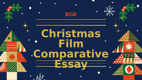 Nativity/Nightmare Before Christmas Comparative Essay
