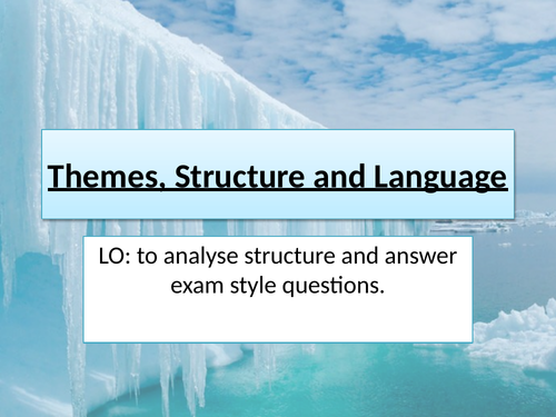 Explorers or boys messing about Themes Structure Language | Teaching ...