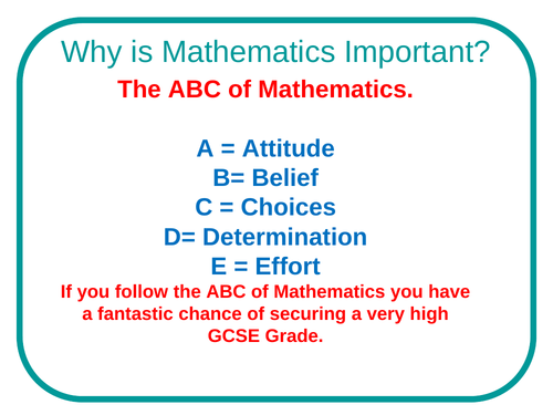 Why is Mathematics Important?