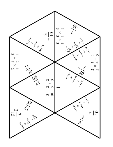 Spot the Mistake: BODMAS Fraction Tarsia | Teaching Resources