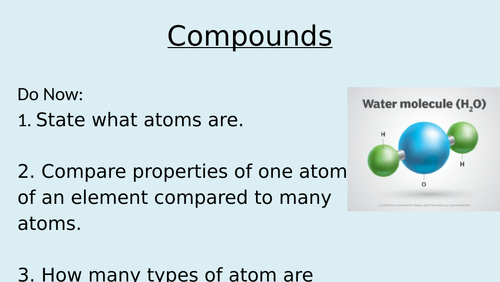 Compounds lesson