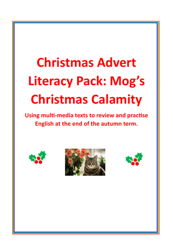 Christmas Advert Literacy - Mog's Christmas Calamity