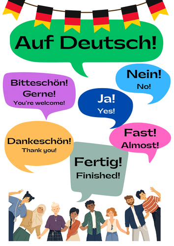 German classroom language poster
