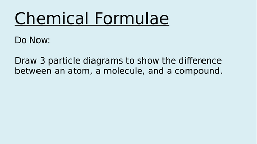 Chemical Formula Complele Lesson
