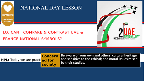 French Lesson -UAE National day