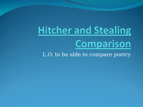 Hitcher and Stealing Comparison