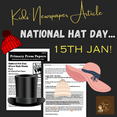 National Hat Day: Where Style Meets Fun! Reading Adventure for Kids to ENJOY!