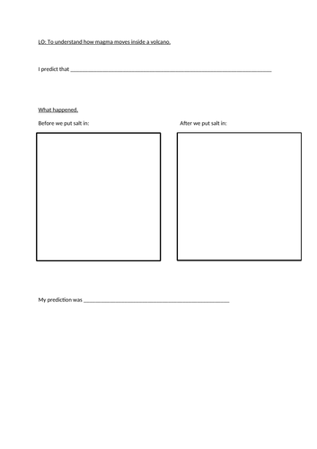 Lesson- volcanoes and igneous rock