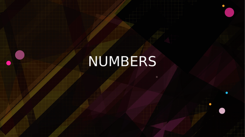Numbers