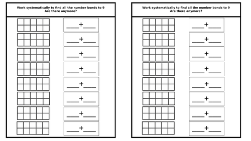 Systematic number bonds