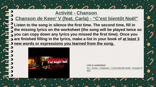 Chanson de Noël - “C’est bientôt Noël”