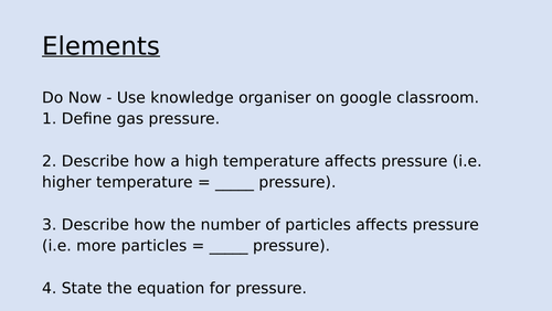 Atoms, Elements and Compounds Lesson Bundle