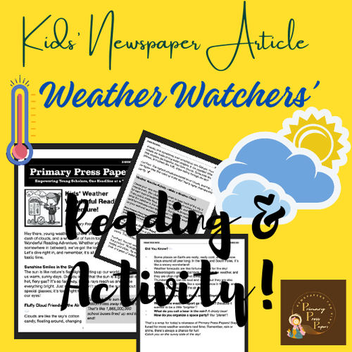 Kids' Weather Wonderful Reading Adventure with Amazing Activity to have FUN!