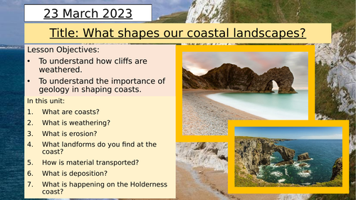 2 Coastal Weathering and Geology KS3