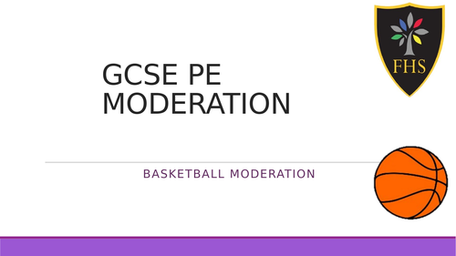 GCSE PE Practical Moderation - Basketball