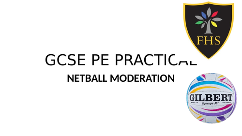 GCSE PE Practical Moderation - Netball