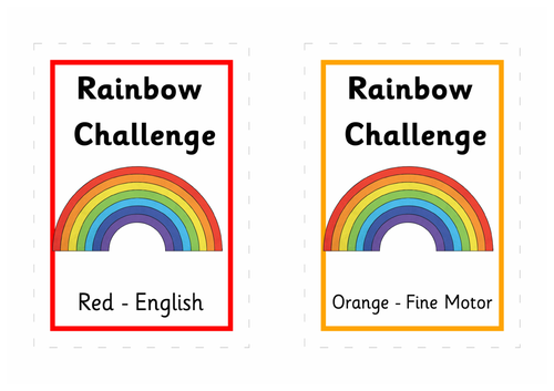 Rainbow challenge tolsby frames