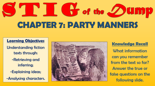 Stig of the Dump - Chapter 7 - Party Manners!