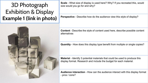 3D Photography analysis handout