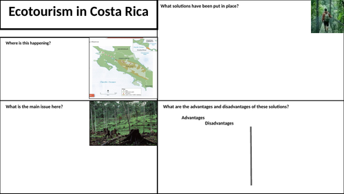 Ecotourism in Costa Rica case study