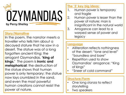 AQA POWER AND CONFLICT REVISION CARDS