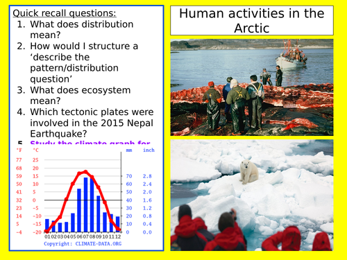 Human activities in polar ecosystems
