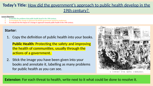 L6: 18th & 19th century Public Health (MTT GCSE Edexcel)