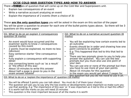 L1: Origins of the Cold War (GCSE History Edexcel)