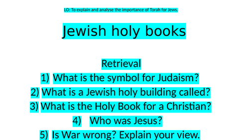 Jewish Holy Books