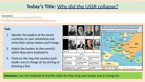 L6: The Fall of the Soviet Union (GCSE History Edexcel Cold War)
