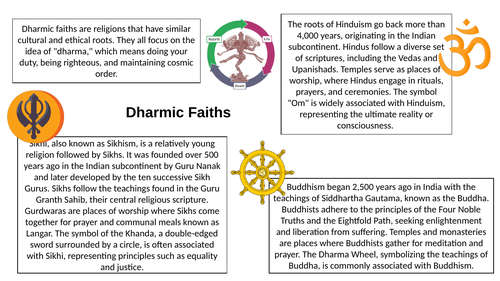 Dharmic Faiths