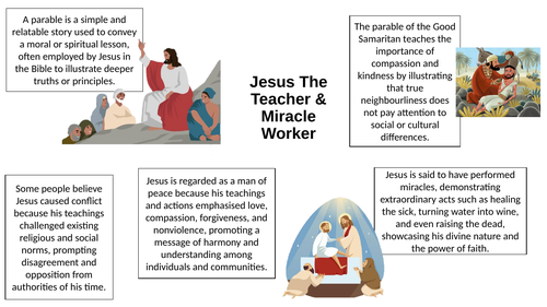 Jesus Teacher & Miracle Worker