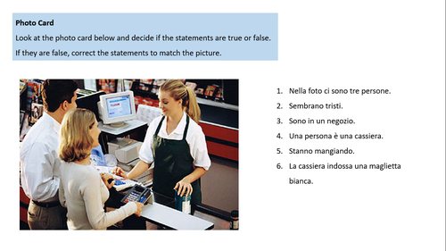 Italian GCSE review - Jobs and future ambitions