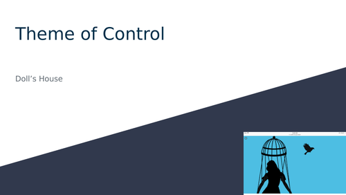 Doll's House - Theme of Control