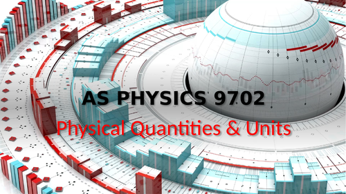 AS PHYSICS 9702: PHYSICAL QUANTITIES & UNITS