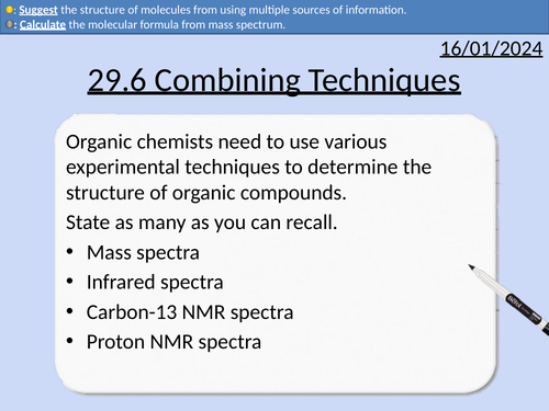 A level Chemistry: Combined Techniques