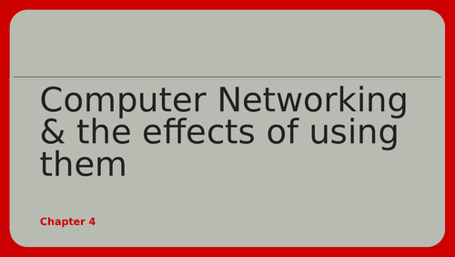 Computer networks and the effects of using them