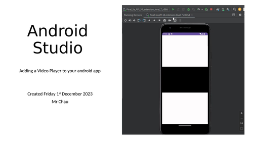 Android Studio - How to add a button to change text + How to Add Videos