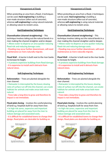 Flood management revision