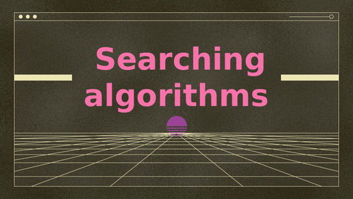 Searching algorithm