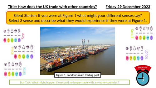 Where does the UK trade with?