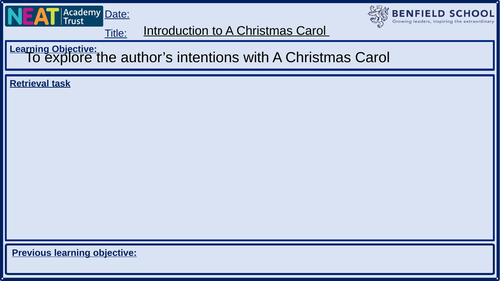 AQA A CHRISTMAS CAROL SOL