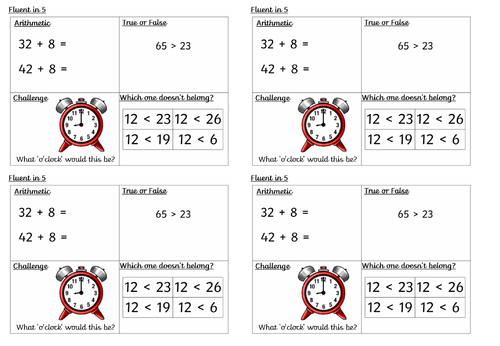 Y2 Maths Fluency