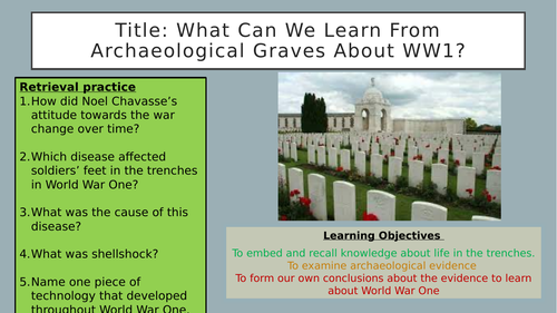 WW1 & Archaeology: An unknown Soldier Mystery