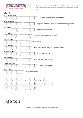 AQA MUSIC - Traditional Music Starters
