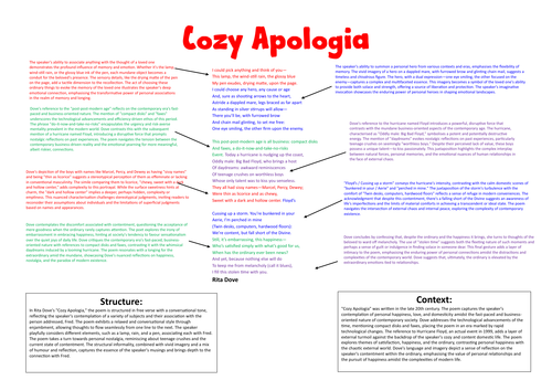 Cozy Apologia